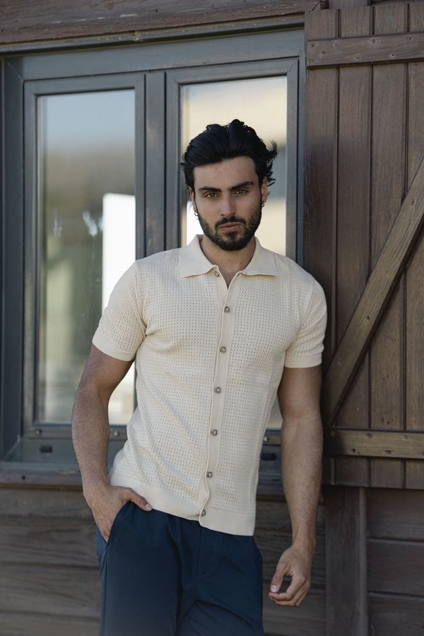 Polo de Malha Perfurado : AURA Store