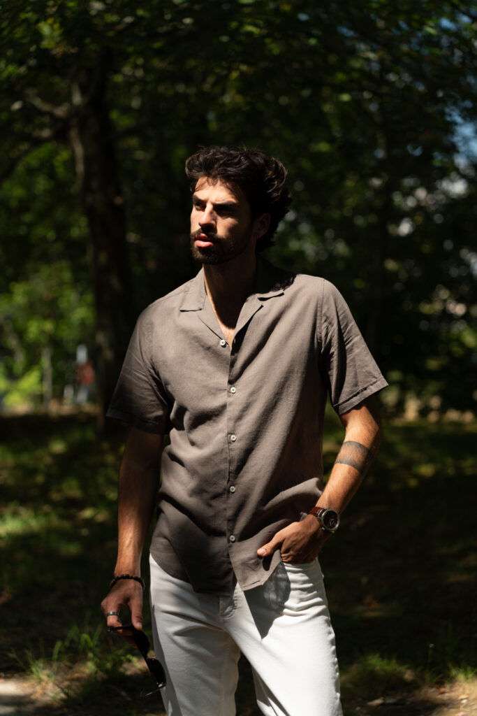 Camisa Taupe